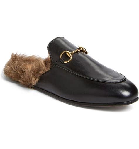 gucci loafers princetown|princetown genuine shearling loafer mule.